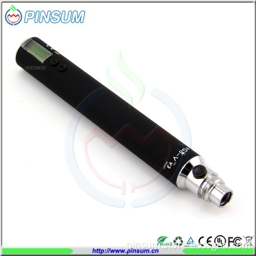 2014 1300mAh Voltage Adjustable 510 Thread EGO VV Passthrough Battery